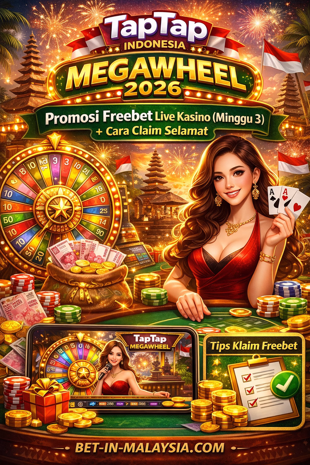 TapTap Indonesia Free Spin PG Soft 2026 🎰🆓 (Sulawesi & Gorontalo) – Panduan Semak Syarat, Claim & Elak Scam