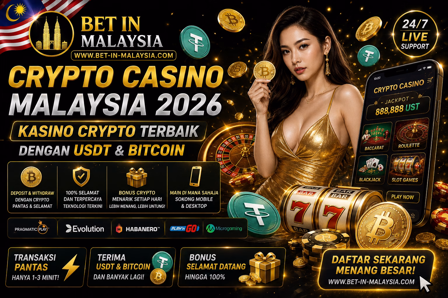 Crypto Casino Malaysia 2026 – Kasino Online Dengan USDT & Bitcoin