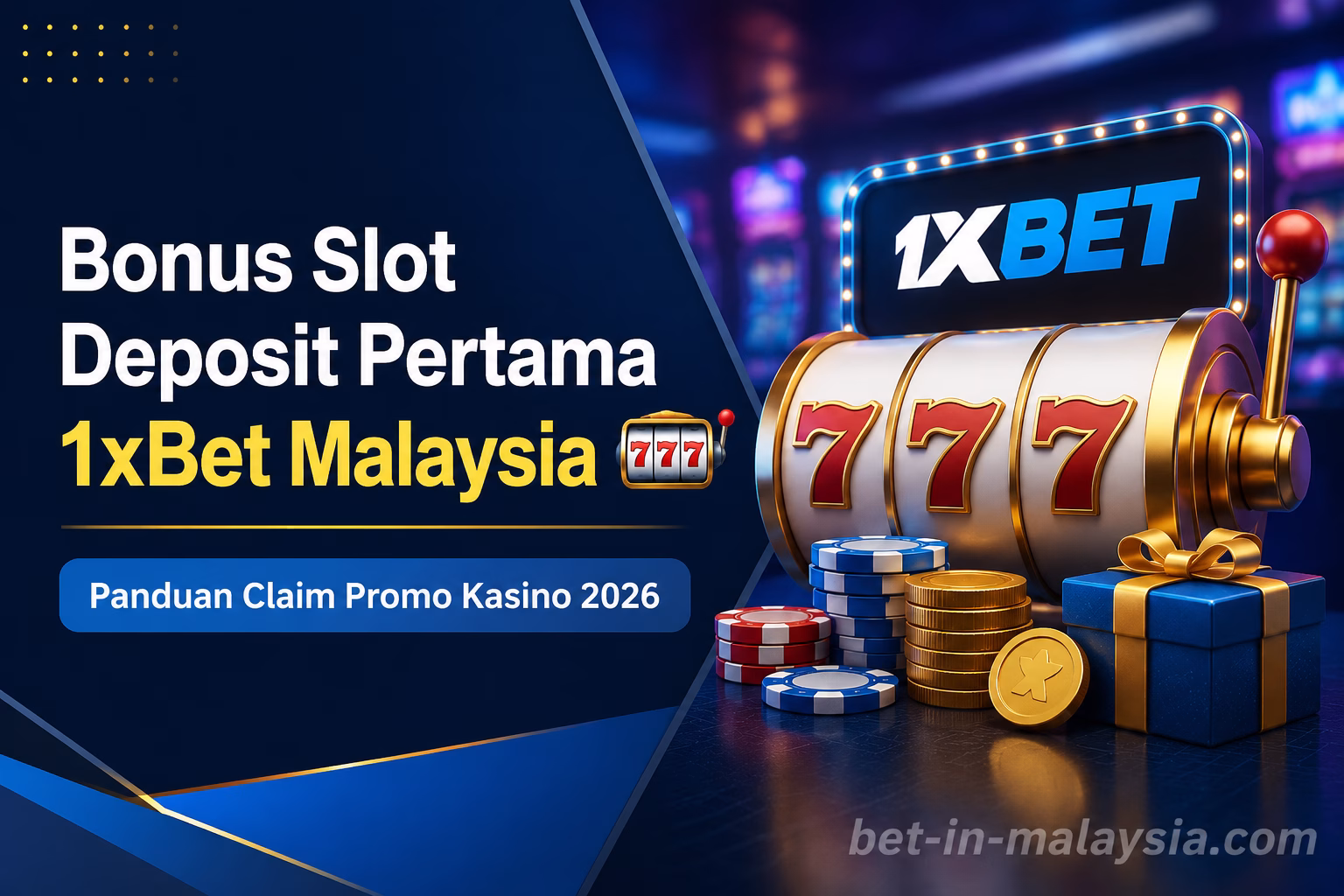 Bonus Slot Deposit Pertama 1xBet Malaysia | Panduan Claim Promo Kasino 2026